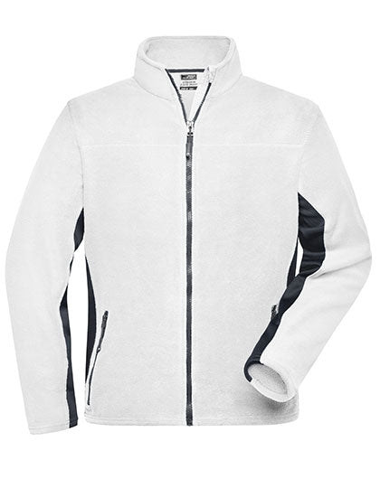 Daiber Men´s Workwear Fleece Jacket -STRONG- JN842 in White