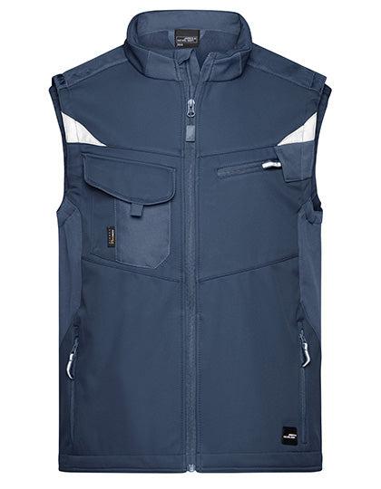 Daiber Workwear Softshell Vest -STRONG- JN845 in Navy