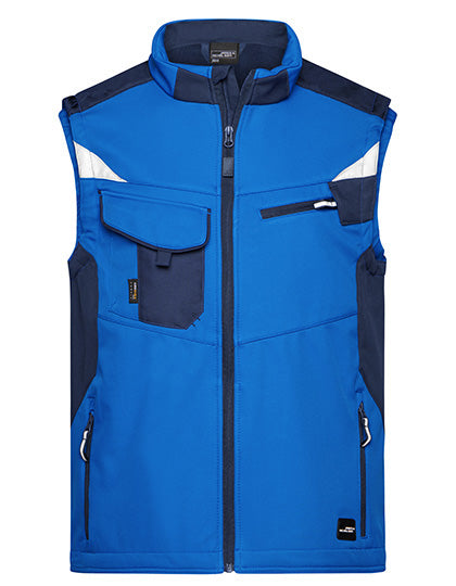 Daiber Workwear Softshell Vest -STRONG- JN845 in Royal