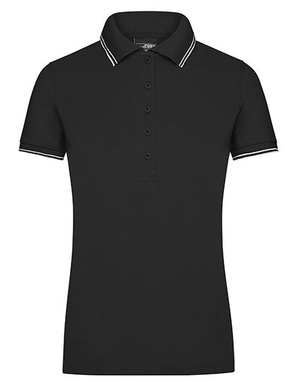 Elegantes Polo in Elastischer Piqué-Qualität von Daiber – Produkt- und Farbansicht für Textildruck und Stickerei