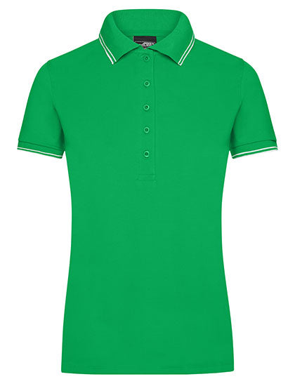 Elegantes Polo in Elastischer Piqué-Qualität von Daiber – Produkt- und Farbansicht für Textildruck und Stickerei