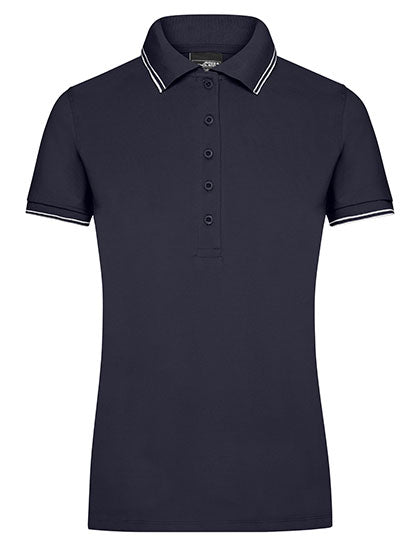 Elegantes Polo in Elastischer Piqué-Qualität von Daiber – Produkt- und Farbansicht für Textildruck und Stickerei