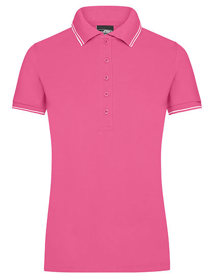 Elegantes Polo in Elastischer Piqué-Qualität von Daiber – Produkt- und Farbansicht für Textildruck und Stickerei