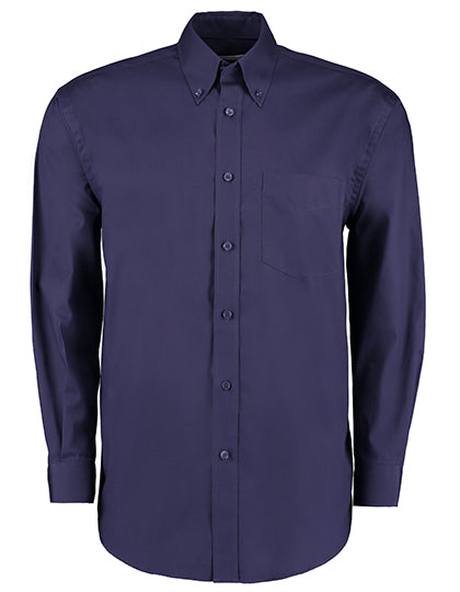 Kustom Kit Men´s Classic Fit Premium Oxford Shirt Long Sleeve K105 in Midnight Navy