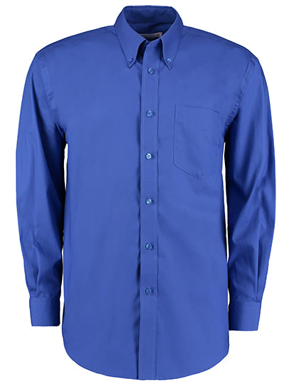 Kustom Kit Men´s Classic Fit Premium Oxford Shirt Long Sleeve K105 in Royal