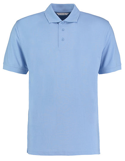 Kustom Kit Classic Fit Klassic Superwash® 60° Polo K403 in Light Heather Blue