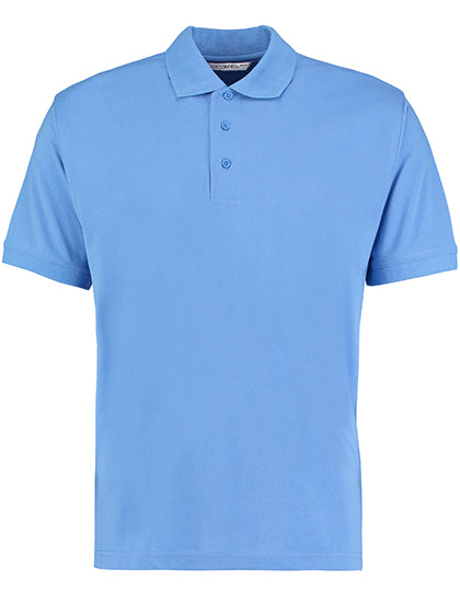 Kustom Kit Classic Fit Klassic Superwash® 60° Polo K403 in Mid Blue