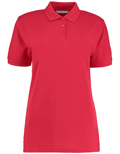 Kustom Kit Women´s Classic Fit Klassic Superwash® 60° Polo K703 in Red