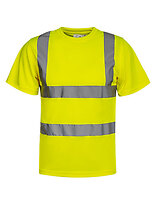 Korntex Warnschutz-T-Shirt Cordoba in Signal Yellow – mit Firmenlogo individualisierbar