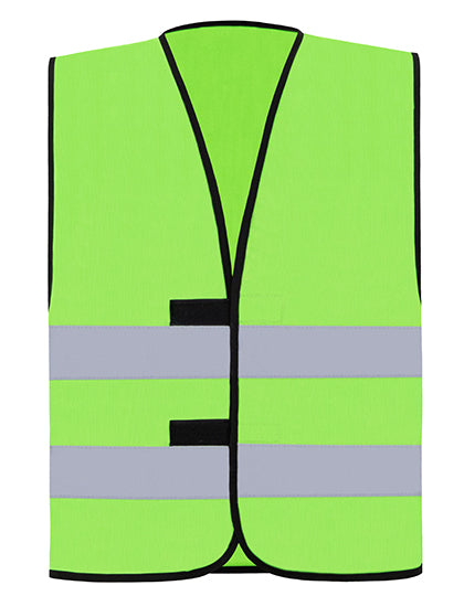 Korntex Functional Hi-Vis Safety Vest Dortmund KX100 in Lime Green