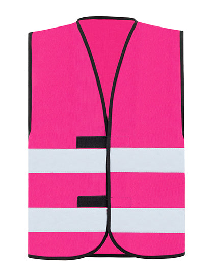 Korntex Functional Hi-Vis Safety Vest Dortmund KX100 in Magenta