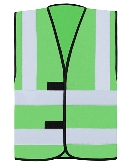 Korntex Hi-Vis Safety Vest With 4 Reflective Stripes Hannover KX140 in Green