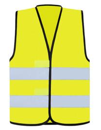 Korntex Warnweste Wolfsburg in Signal Yellow – mit Firmenlogo individualisierbar