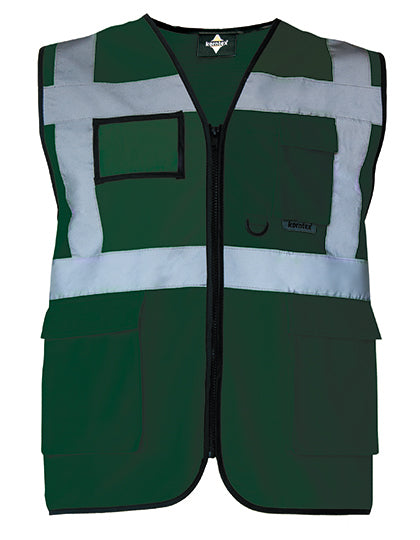 Korntex Executive Multifunctional Safety Vest Berlin KX802 in Paramedic Green