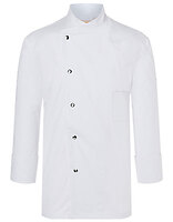 Karlowsky Herren-Kochjacke Lars in White – mit Firmenlogo individualisierbar