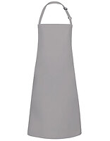 Karlowsky Latzschürze Basic mit Schnalle in Basalt Grey (ca. Pantone 4276C) – mit Firmenlogo individualisierbar