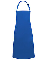 Karlowsky Latzschürze Basic mit Schnalle in Blue (ca. Pantone 7686C) – mit Firmenlogo individualisierbar