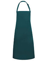 Karlowsky Latzschürze Basic mit Schnalle in Pine Green (ca. Pantone 4189C) – mit Firmenlogo individualisierbar
