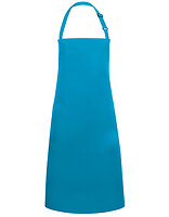 Karlowsky Latzschürze Basic mit Schnalle in Turquoise (ca. Pantone 639C) – mit Firmenlogo individualisierbar