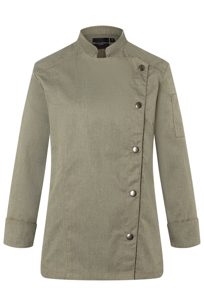 Damen Kochjacke Jeans-Style