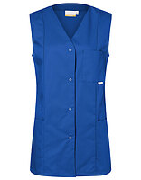 Karlowsky Damen-Kasack Sara in Blue (ca. Pantone 7686C) – mit Firmenlogo individualisierbar