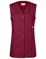 Karlowsky Damen-Kasack Sara in Bordeaux (ca. Pantone 209C) – mit Firmenlogo individualisierbar