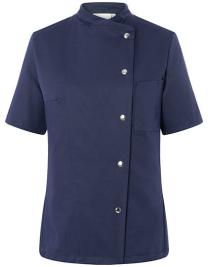 Karlowsky Damen-Kochjacke Greta in Navy (ca. Pantone 533C) – mit Firmenlogo individualisierbar