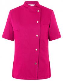 Karlowsky Damen-Kochjacke Greta in Pink (ca. Pantone 7636C) – mit Firmenlogo individualisierbar