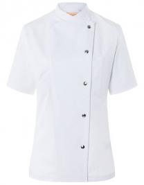 Karlowsky Damen-Kochjacke Greta in White – mit Firmenlogo individualisierbar