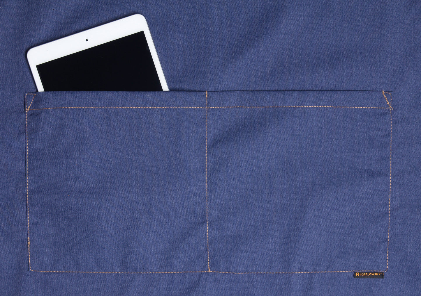 Latzschürze Jeans-Style mit Tasche