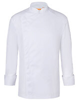 Karlowsky Kochjacke Noah in White – mit Firmenlogo individualisierbar