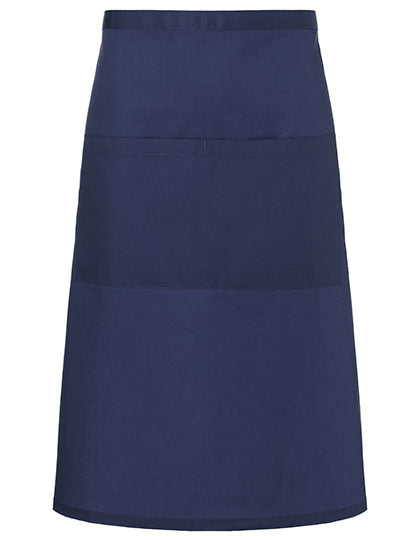 Bistroschürze Basic mit Tasche von Karlowsky – Produkt- und Farbansicht für Textildruck und Stickerei