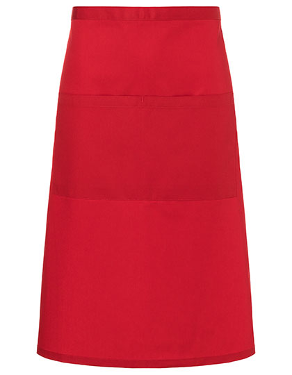 Bistroschürze Basic mit Tasche von Karlowsky – Produkt- und Farbansicht für Textildruck und Stickerei