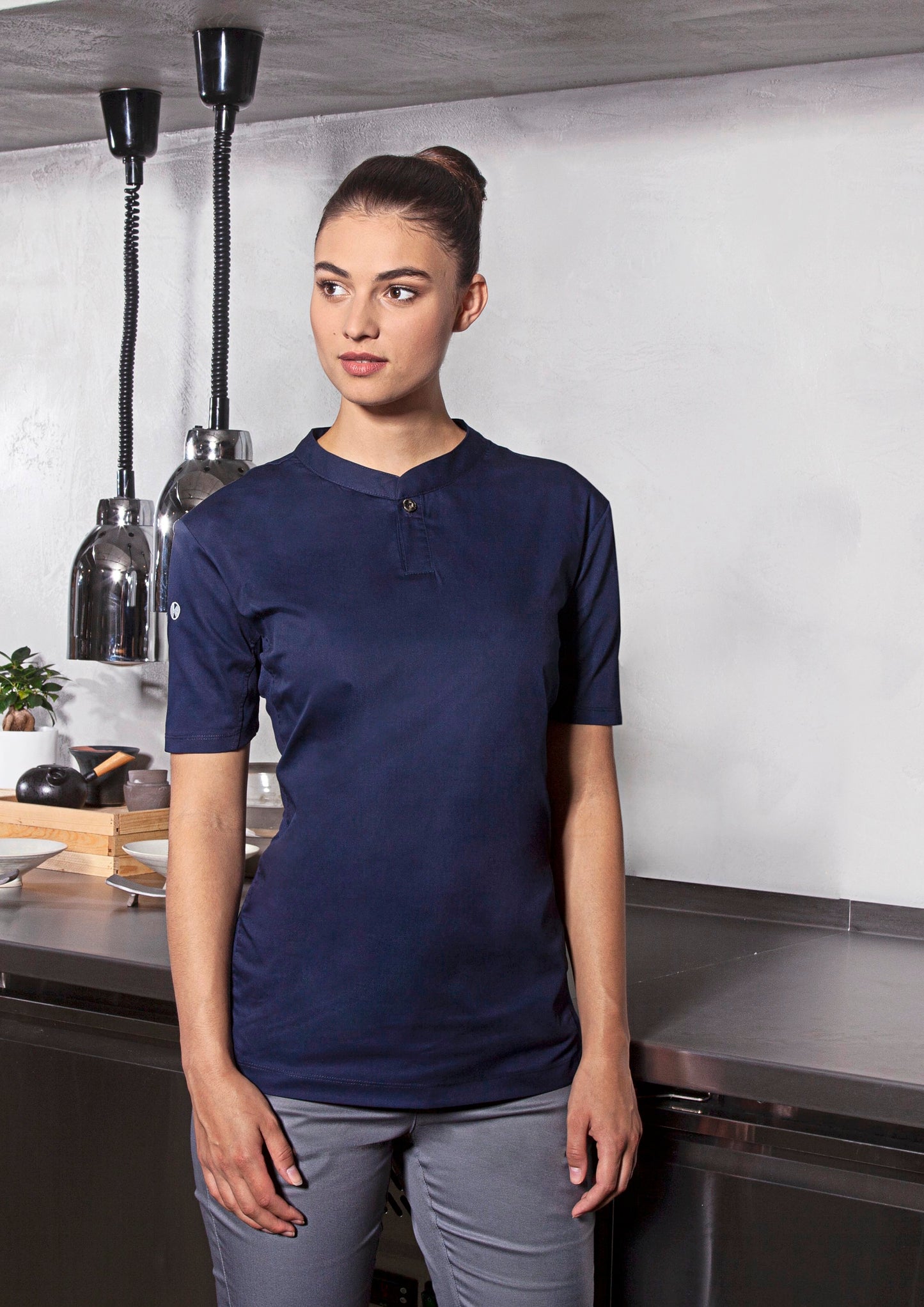 Kurzarm Damen-Arbeitsshirt Performance