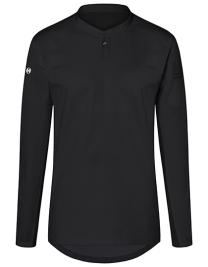 Karlowsky Damen-Arbeitsshirt Performance in Black – mit Firmenlogo individualisierbar