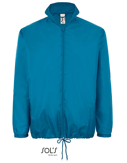 SOL´S Shift Windbreaker in Aqua – mit Firmenlogo individualisierbar