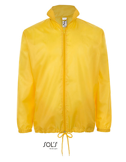 SOL´S Shift Windbreaker in Gold – mit Firmenlogo individualisierbar