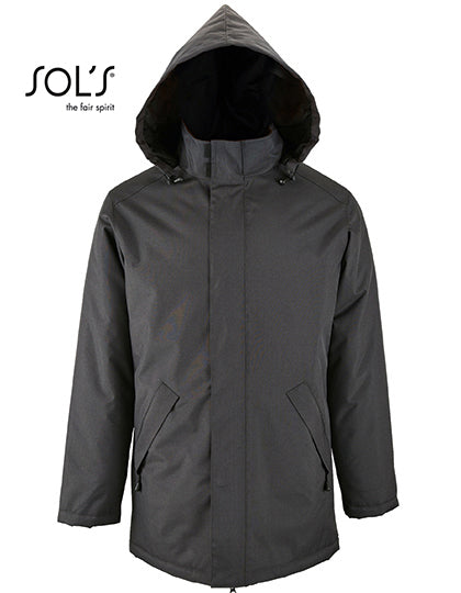 SOL´S Unisex Jacket With Padded Lining Robyn in Charcoal Grey (Solid) – mit Firmenlogo individualisierbar