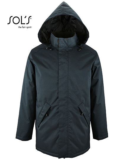 SOL´S Unisex Jacket With Padded Lining Robyn in French Navy – mit Firmenlogo individualisierbar