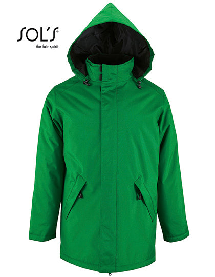 SOL´S Unisex Jacket With Padded Lining Robyn in Kelly Green – mit Firmenlogo individualisierbar
