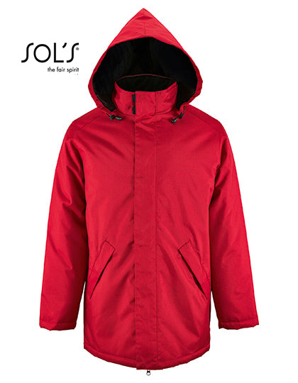 SOL´S Unisex Jacket With Padded Lining Robyn in Red – mit Firmenlogo individualisierbar