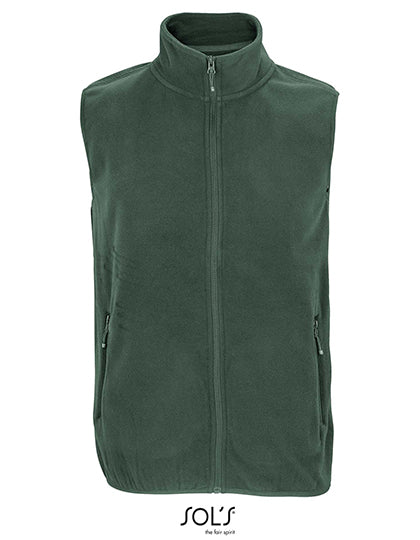 SOL´S Unisex Factor Zipped Fleece Bodywarmer L03822 in Forest Green