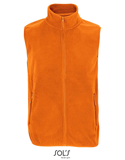 SOL´S Unisex Factor Zipped Fleece Bodywarmer L03822 in Orange
