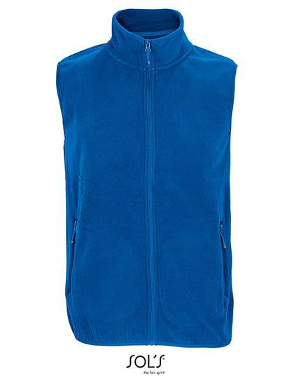 SOL´S Unisex Factor Zipped Fleece Bodywarmer L03822 in Royal Blue 241