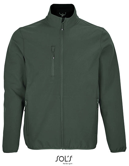 SOL´S Men´s Falcon Zipped Softshell Jacket in Forest Green – mit Firmenlogo individualisierbar