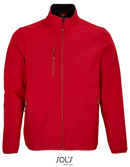 SOL´S Men´s Falcon Zipped Softshell Jacket in Pepper Red – mit Firmenlogo individualisierbar