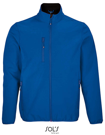SOL´S Men´s Falcon Zipped Softshell Jacket in Royal Blue 241 – mit Firmenlogo individualisierbar