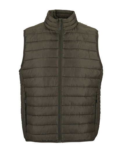SOL´S Men's Stream Bodywarmer in Army – mit Firmenlogo individualisierbar