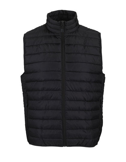 SOL´S Men's Stream Bodywarmer in Black – mit Firmenlogo individualisierbar