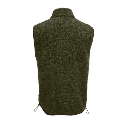 Modischer Bodywarmer mit Sherpa-Fleece